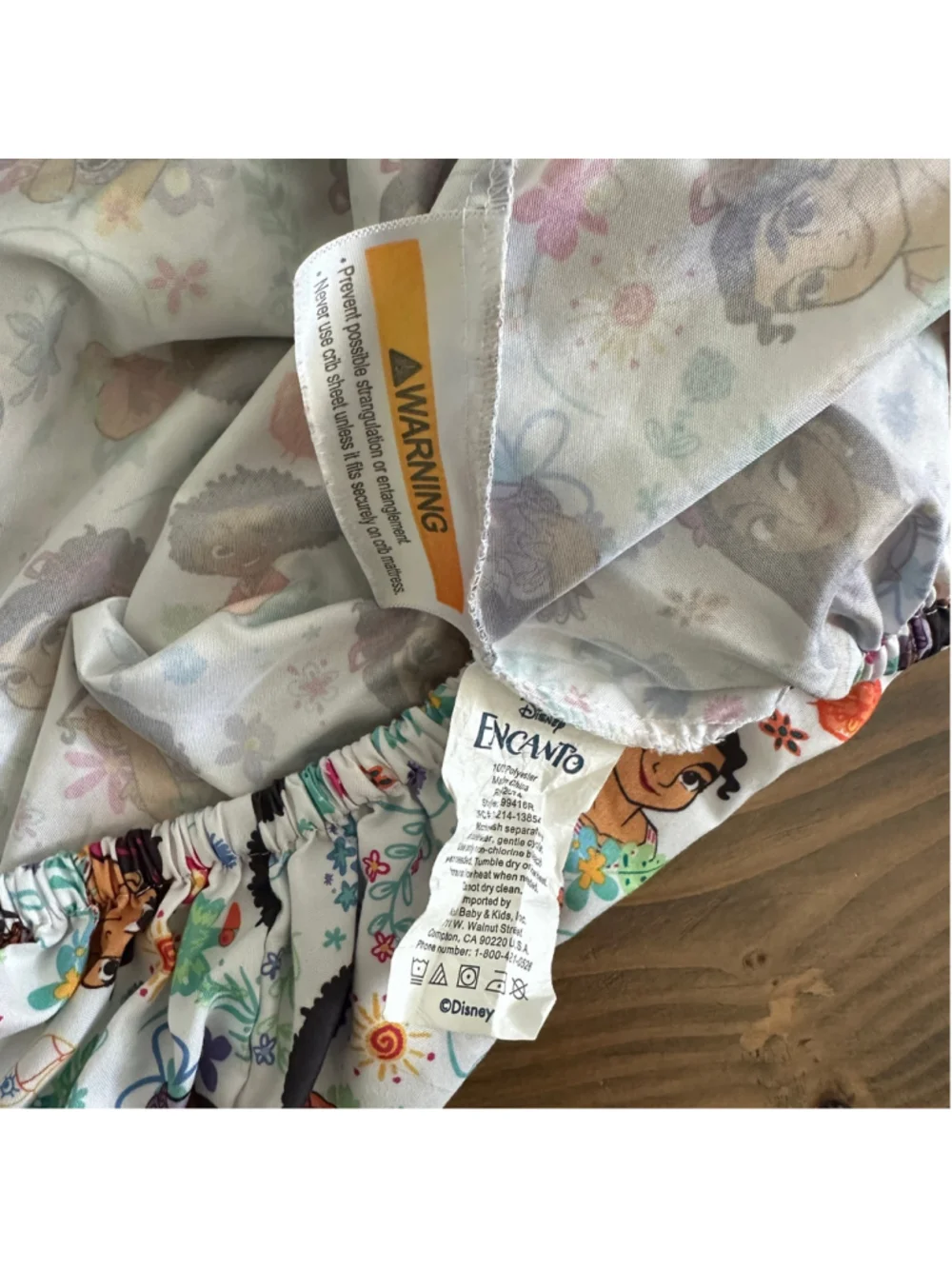 Disney Encanto Crib Sheet Mirabel Luisa Isabela Fitted Baby Bedding Polyester